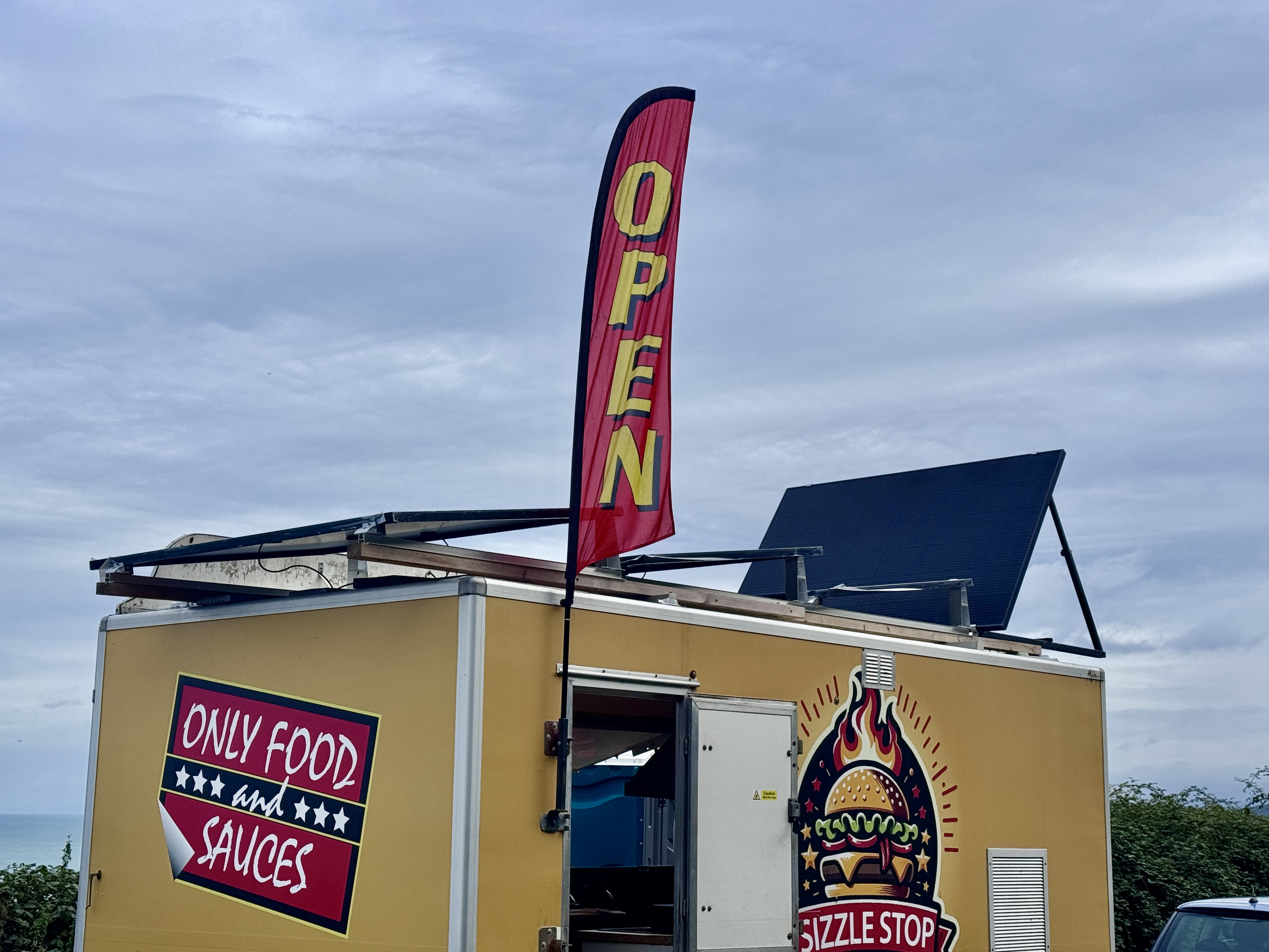 Sizzle Stop solar power equipment